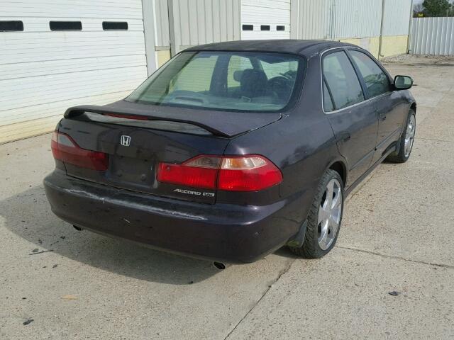 1HGCG1650XA033538 - 1999 HONDA ACCORD EX PURPLE photo 4