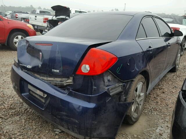 1G2ZA5E00A4123046 - 2010 PONTIAC G6 BLUE photo 4