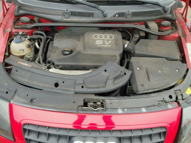 TRUTC28N731003885 - 2003 AUDI TT RED photo 7