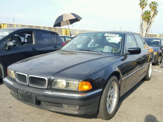 WBAGF8321VDL46838 - 1997 BMW 740 I AUTO BLACK photo 2