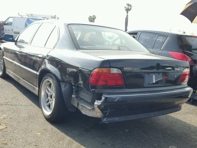 WBAGF8321VDL46838 - 1997 BMW 740 I AUTO BLACK photo 3