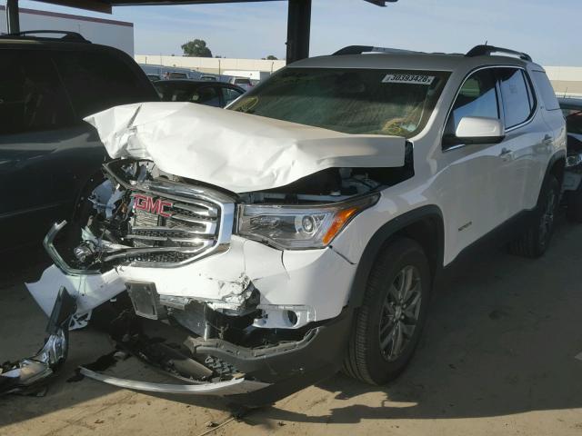 1GKKNULS5JZ152369 - 2018 GMC ACADIA SLT WHITE photo 2