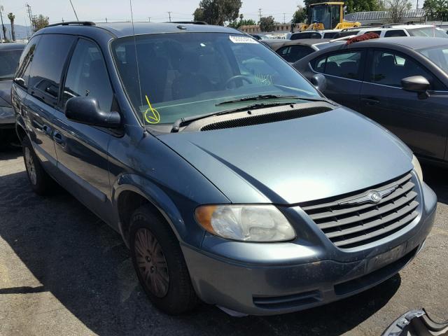 1A4GP45R76B745294 - 2006 CHRYSLER TOWN & COU BLUE photo 1