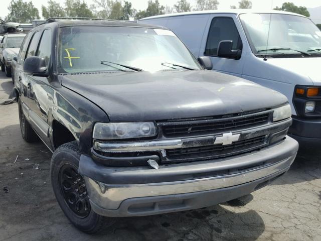 1GNEK13T21J112393 - 2001 CHEVROLET TAHOE K150 BLACK photo 1