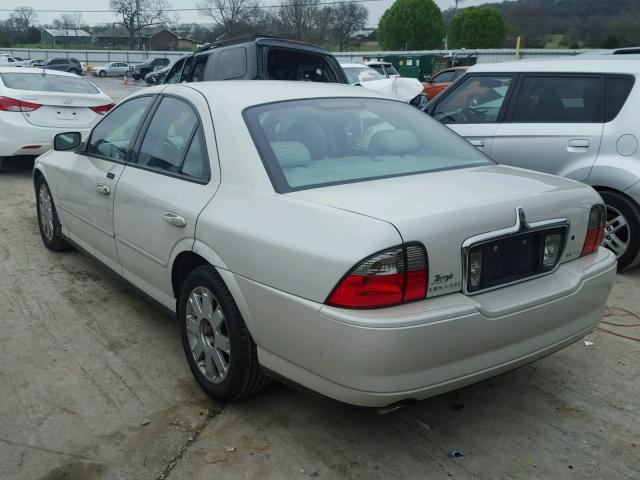 1LNHM87AX5Y626812 - 2005 LINCOLN LS WHITE photo 3