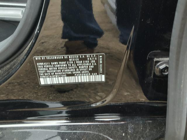 3VW2K7AJ9FM317202 - 2015 VOLKSWAGEN JETTA BASE 黑色 照片 10