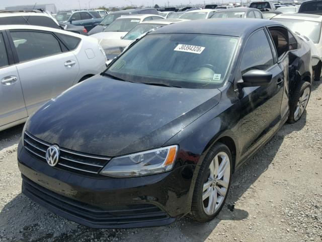 3VW2K7AJ9FM317202 - 2015 VOLKSWAGEN JETTA BASE 黑色 照片 2