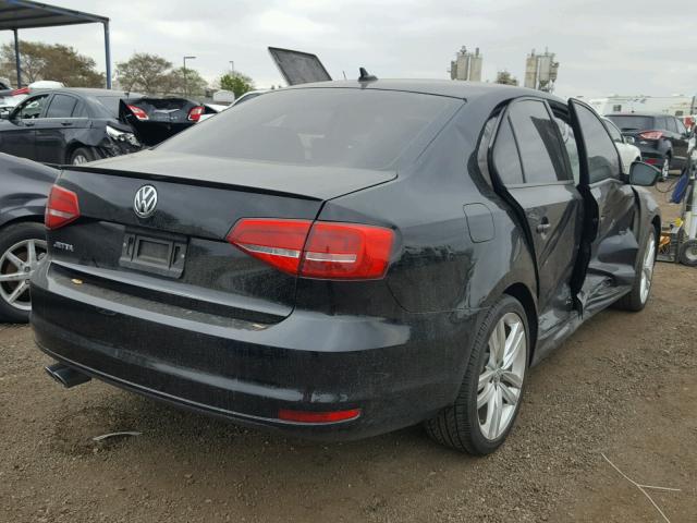 3VW2K7AJ9FM317202 - 2015 VOLKSWAGEN JETTA BASE 黑色 照片 4