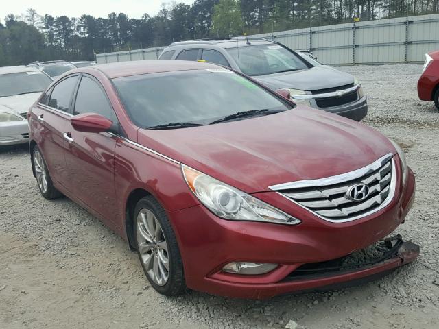 5NPEC4AC7BH152277 - 2011 HYUNDAI SONATA SE BURGUNDY photo 1