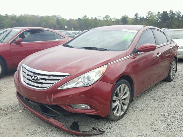 5NPEC4AC7BH152277 - 2011 HYUNDAI SONATA SE BURGUNDY photo 2