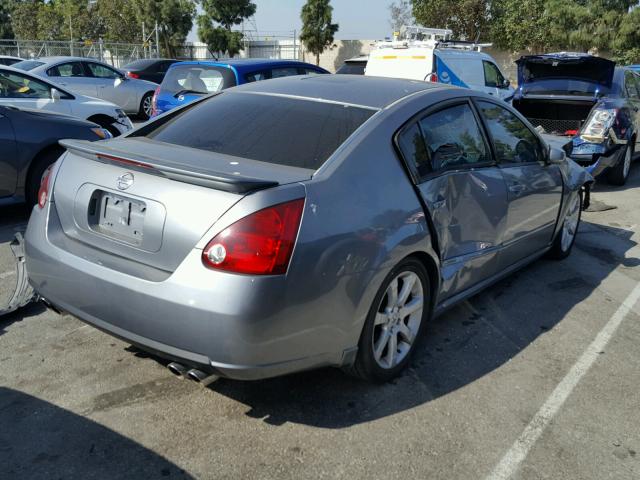 1N4BA41E57C852642 - 2007 NISSAN MAXIMA SE GRAY photo 4