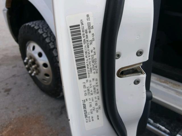 3D73Y4CLXBG570191 - 2011 DODGE RAM 3500 WHITE photo 10