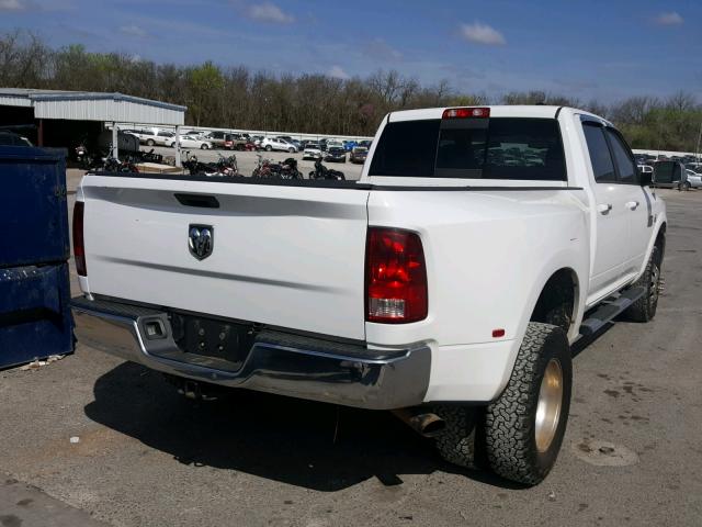 3D73Y4CLXBG570191 - 2011 DODGE RAM 3500 WHITE photo 4