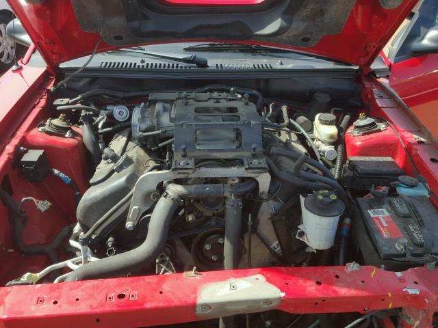 1FAFP42R83F433324 - 2003 FORD MUSTANG MA RED photo 7