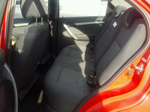 KL1TD56E49B623289 - 2009 CHEVROLET AVEO LS 红色 照片 6