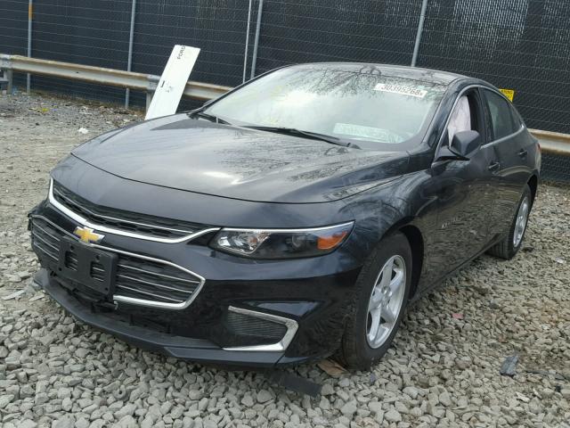 1G1ZB5ST5HF291960 - 2017 CHEVROLET MALIBU LS 黑色 照片 2
