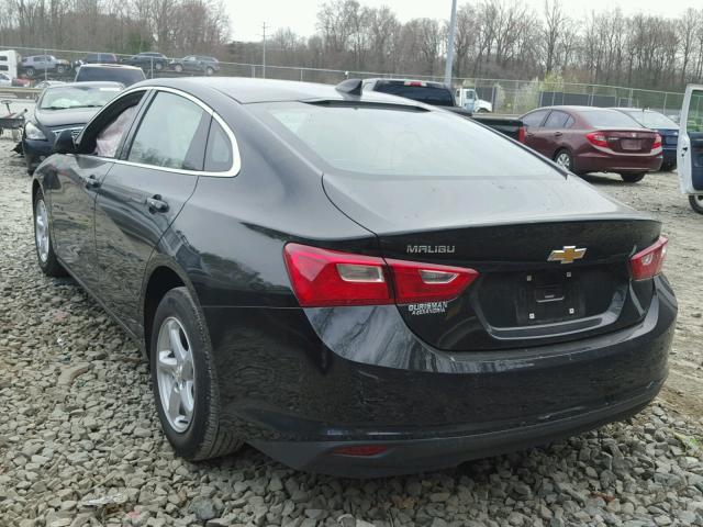 1G1ZB5ST5HF291960 - 2017 CHEVROLET MALIBU LS 黑色 照片 3