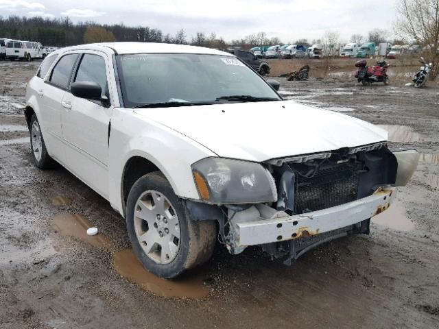 2D4FV47TX7H673891 - 2007 DODGE MAGNUM SE WHITE photo 1