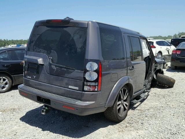 SALAK2V62GA830290 - 2016 LAND ROVER LR4 HSE LU GRAY photo 4