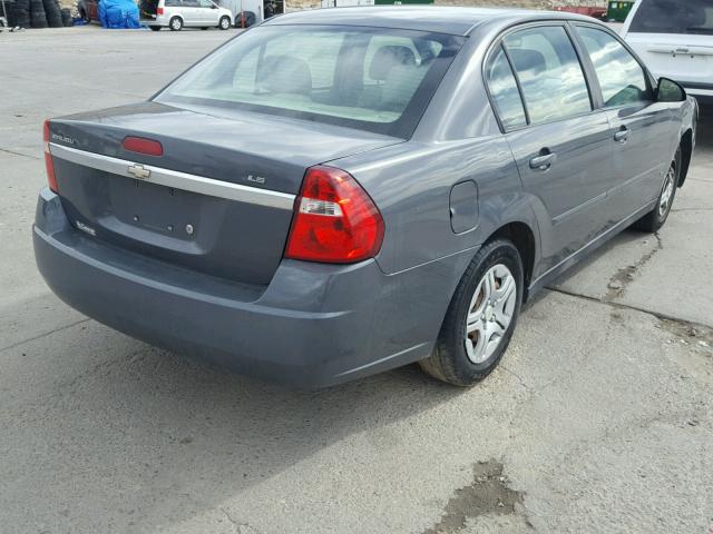 1G1ZS57F77F125876 - 2007 CHEVROLET MALIBU LS GRAY photo 4