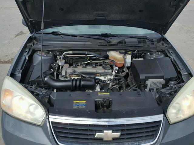 1G1ZS57F77F125876 - 2007 CHEVROLET MALIBU LS GRAY photo 7