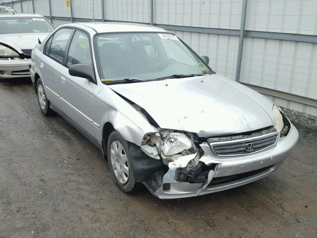 2HGEJ6612YH559256 - 2000 HONDA CIVIC BASE SILVER photo 1