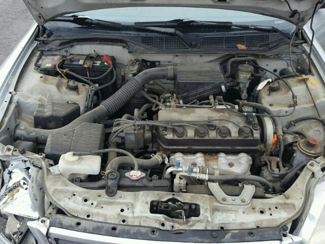 2HGEJ6612YH559256 - 2000 HONDA CIVIC BASE SILVER photo 7