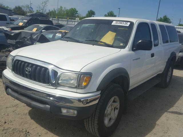 5TESN92N44Z456256 - 2004 TOYOTA TACOMA XTR WHITE photo 2