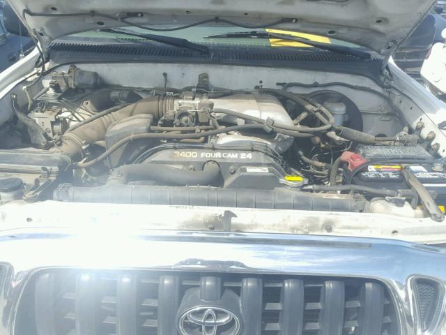 5TESN92N44Z456256 - 2004 TOYOTA TACOMA XTR WHITE photo 7