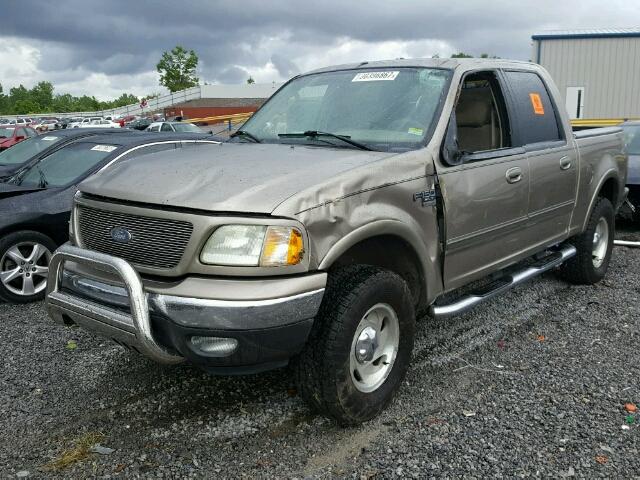 1FTRW08L23KA66465 - 2003 FORD F150 TAN photo 2