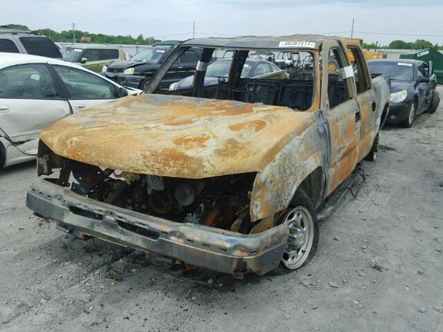 1GCHK23U05F816170 - 2005 CHEVROLET SILVERADO BURN photo 10