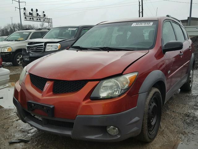 5Y2SL62863Z412445 - 2003 PONTIAC VIBE MAROON photo 2