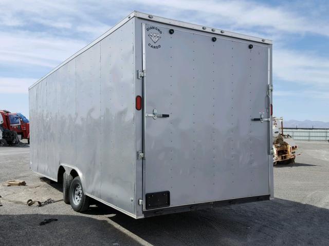 53NBE2422J1061299 - 2018 CARGO TRAILER GRAY photo 4