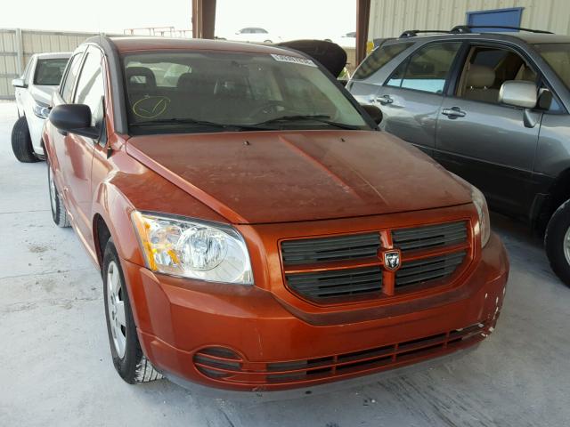 1B3HB28B78D724899 - 2008 DODGE CALIBER ORANGE photo 1