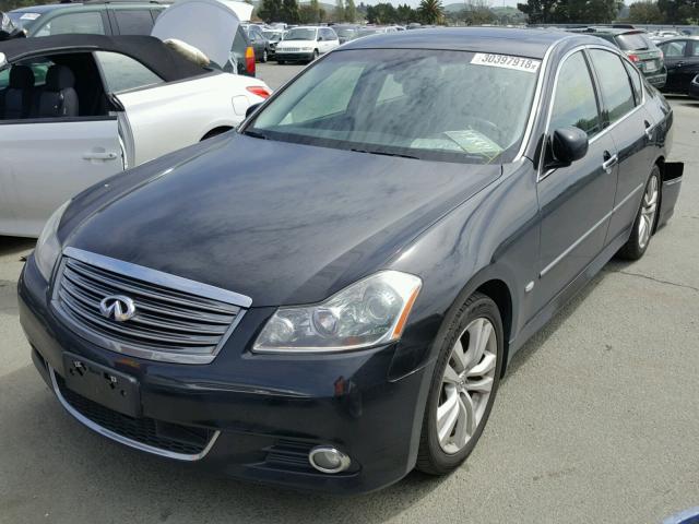 JNKCY01EX9M801118 - 2009 INFINITI M35 BASE BLACK photo 2