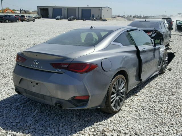 JN1FV7EK4HM610943 - 2017 INFINITI Q60 RED SP GRAY photo 4