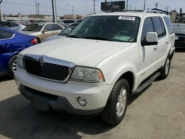 5LMEU68H53ZJ49987 - 2003 LINCOLN AVIATOR WHITE photo 2