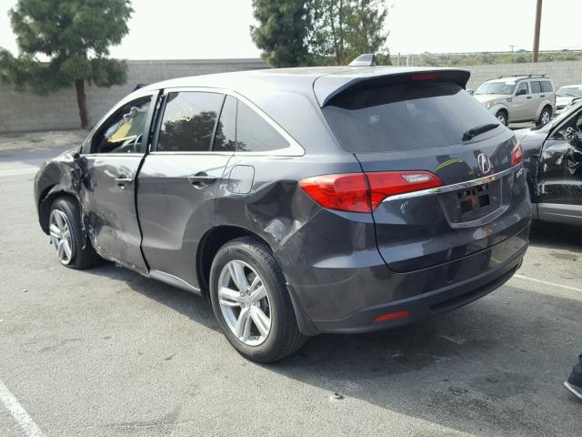 5J8TB3H53DL001495 - 2013 ACURA RDX TECHNO CHARCOAL photo 3