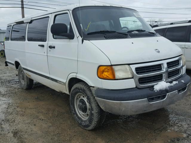 2B5WB35Z61K548557 - 2001 DODGE RAM WAGON WHITE photo 1