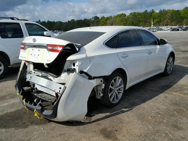 4T1BK1EB7EU081724 - 2014 TOYOTA AVALON BAS WHITE photo 4