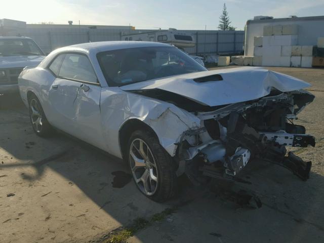 2C3CDZAG5GH145675 - 2016 DODGE CHALLENGER WHITE photo 1