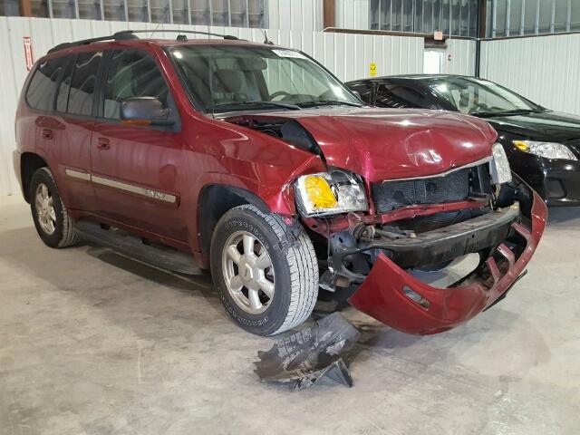 1GKDT13S652289641 - 2005 GMC ENVOY RED photo 1