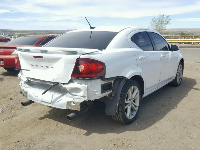 1B3BD1FG9BN548870 - 2011 DODGE AVENGER MA WHITE photo 4