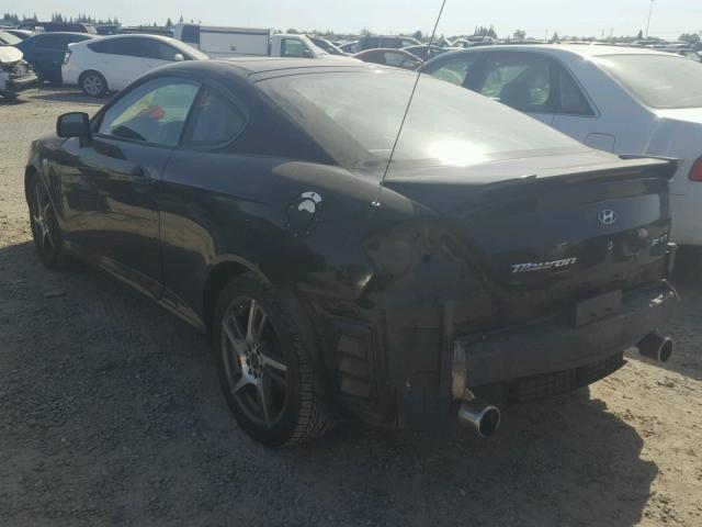 KMHHN65F96U190169 - 2006 HYUNDAI TIBURON GT BLACK photo 3