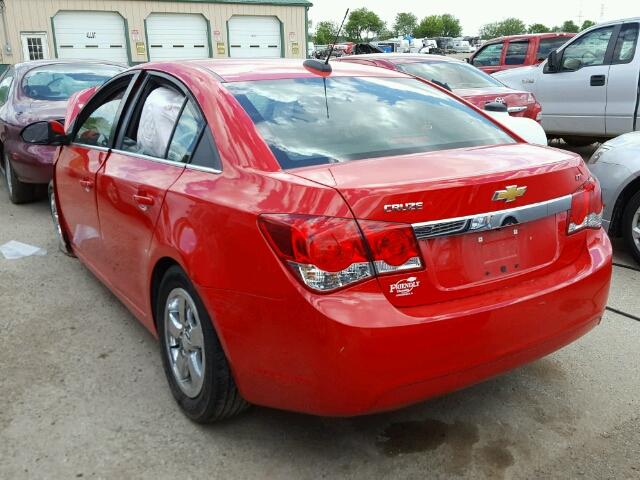 1G1PC5SB6F7293297 - 2015 CHEVROLET CRUZE LT RED photo 3