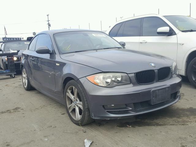 WBAUP93588VF47718 - 2008 BMW 128 I CHARCOAL photo 1