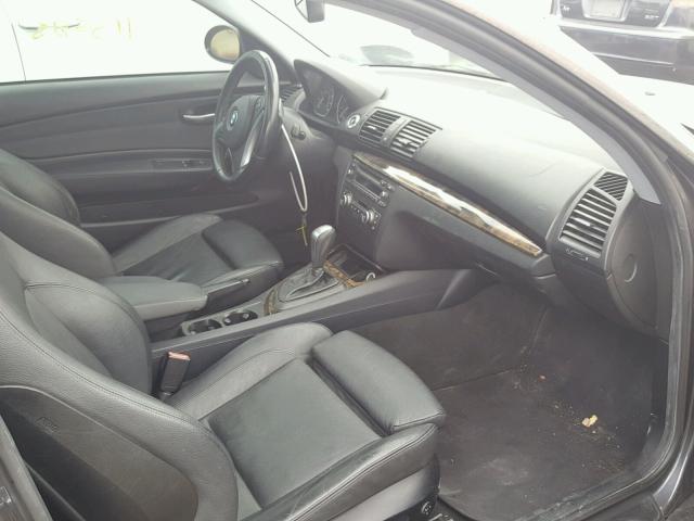 WBAUP93588VF47718 - 2008 BMW 128 I CHARCOAL photo 5