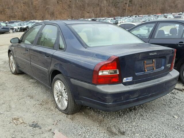 YV1TS90D511154319 - 2001 VOLVO S80 T6 BLUE photo 3