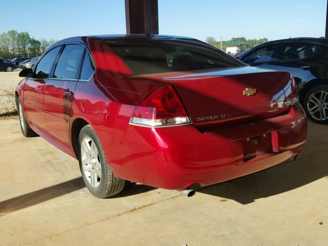 2G1WB5E36E1161767 - 2014 CHEVROLET IMPALA LIM RED photo 3