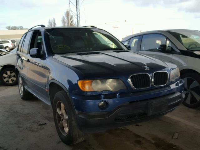 WBAFA53551LP24680 - 2001 BMW X5 3.0I BLUE photo 1